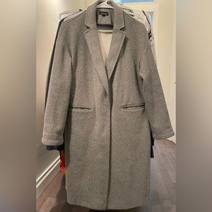 Topshop long Coat with Lapel